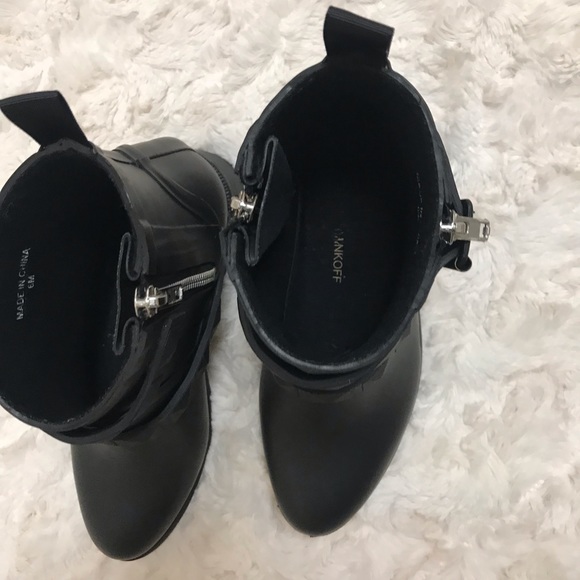 Rebecca Minkoff Rain Boots size 6 medium, black - Picture 5 of 9